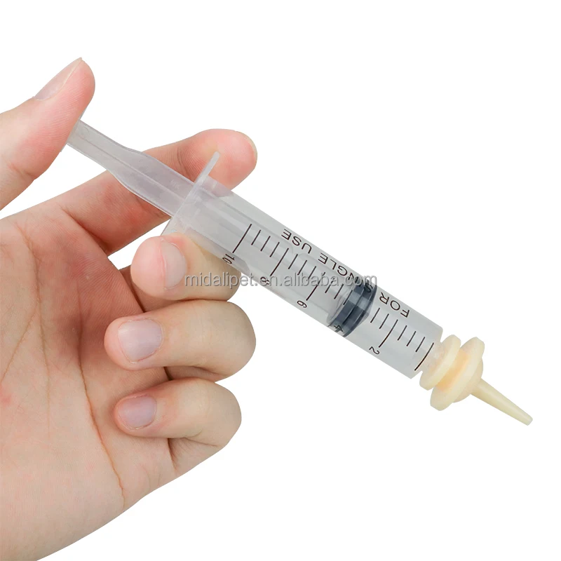 Baby pet feeding syringe soft silicone material for baby pet