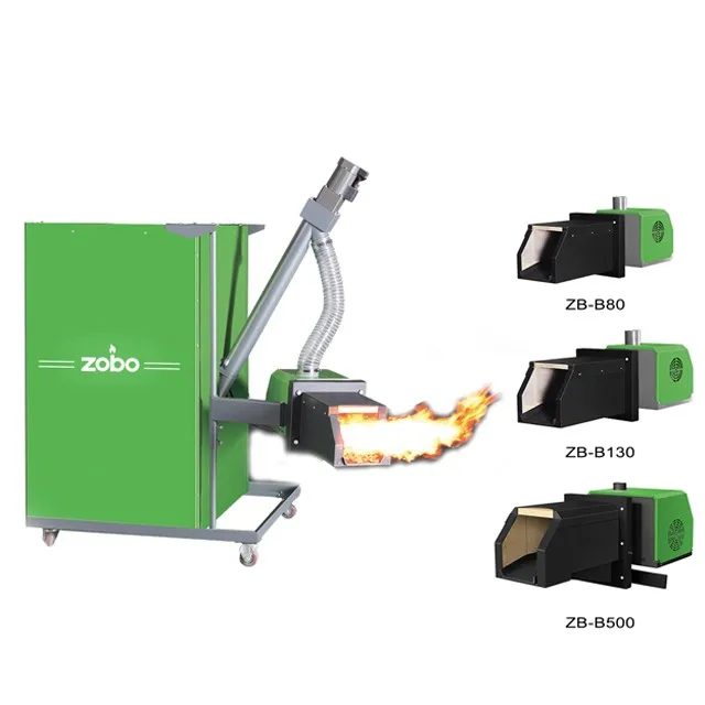 
ZOBO ZB-B240 240KW Intelligent Control System Biomass Wood Pellet Burner 