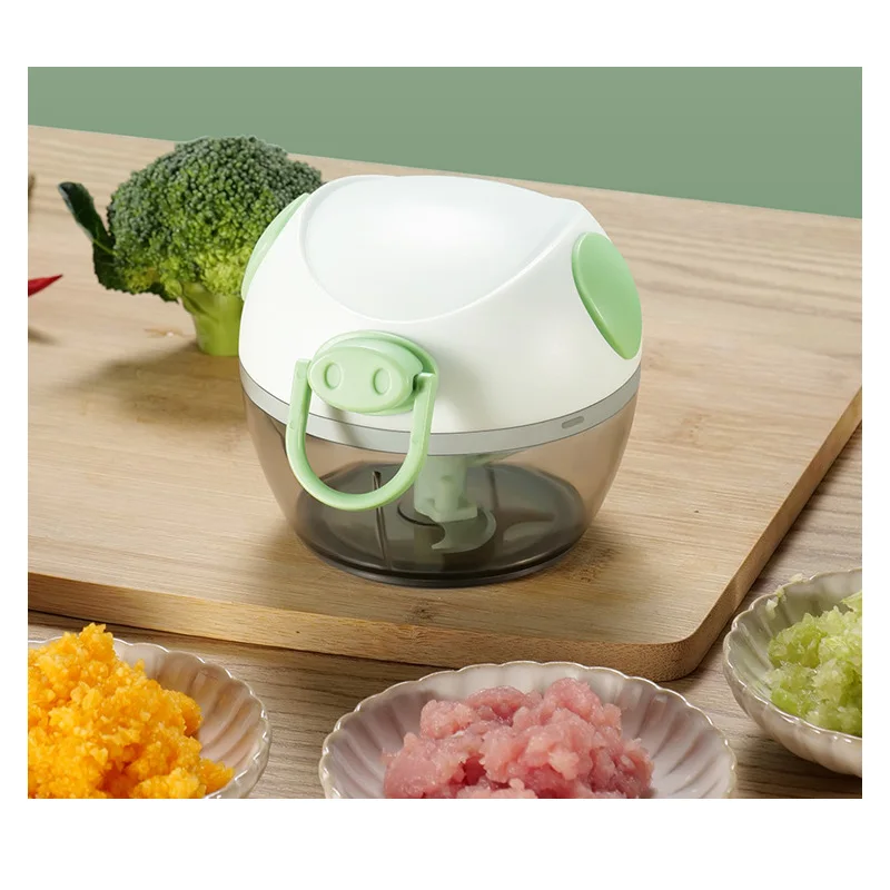 Eco-friendly Convenient Easy to Clean Colorful Household Manual Masher Peanut Sesame Pepper Meat Fruit Minced Garlic Blender