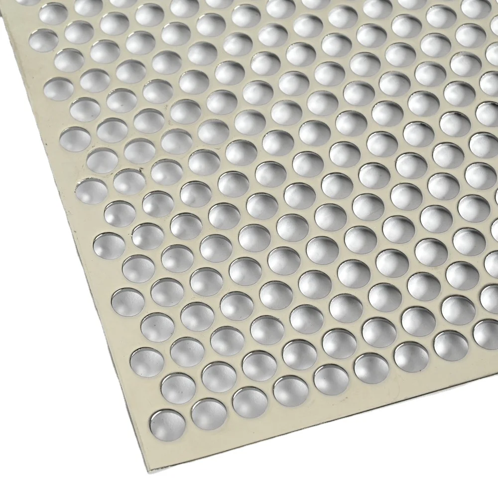 High Quality Hexagonal / Round /  Square Hole Shape Stainless Steel / Aluminum Perforated Metal Mesh Screen Sheets
