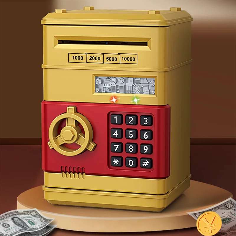 2024 New style Electronic  Banks Money Savings Box Toys Mini ATM Coin Bank for Children Best Birthday Xmas Gifts Cash