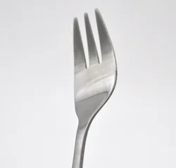 DFC114  food contact safe  Stock for wholesales and Customized Stainless steel  oyster fork  3 teeth Fruits fork customized logo