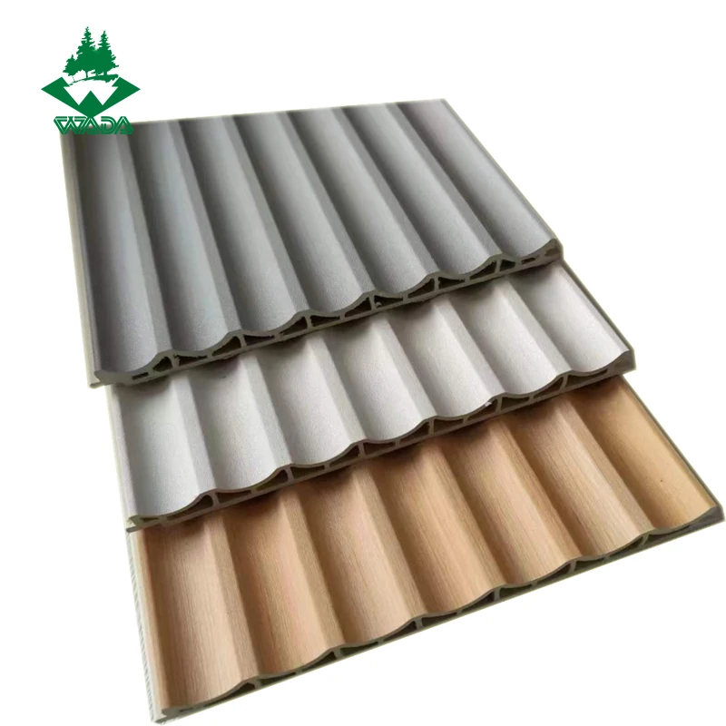 Eco friendly Fulted External WPC Wall Panels