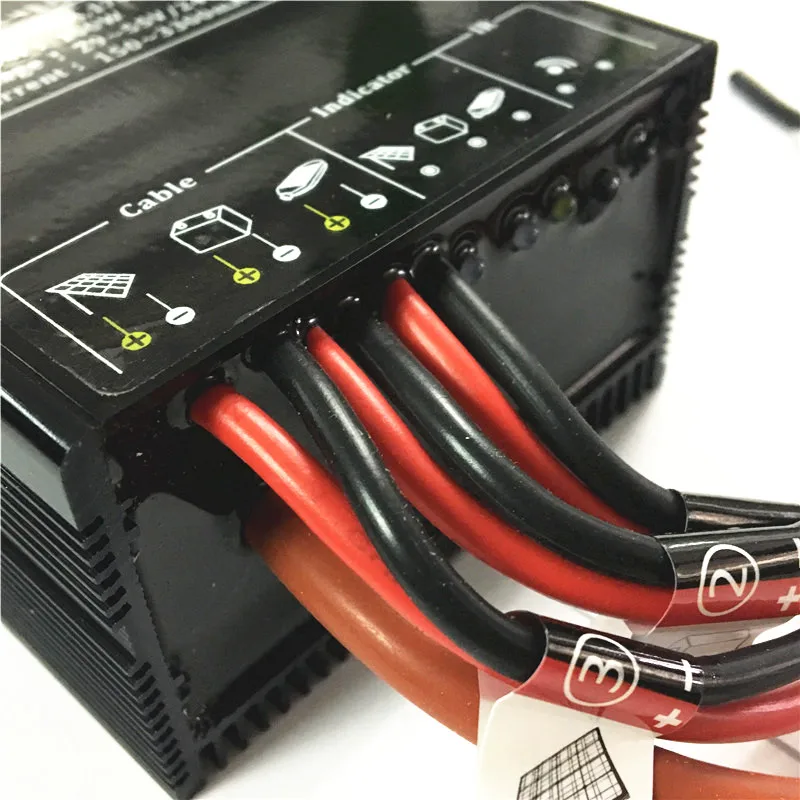 
12V 24V new design hot sale IP67 remote control solar charger controller for LED street light 
