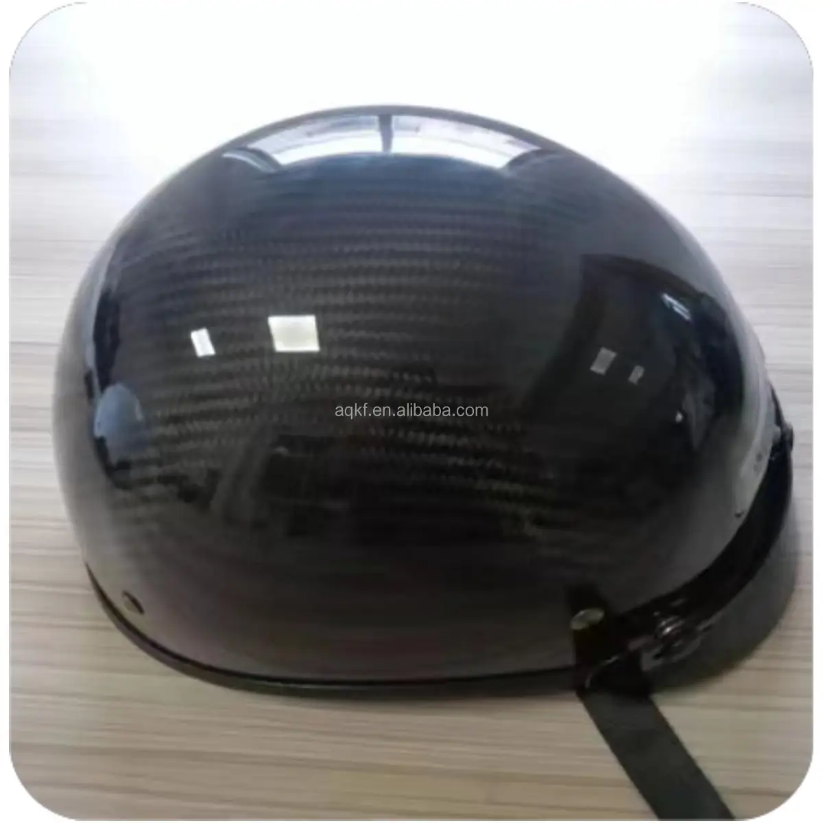 Carbon fiber retro motorcycle helmet, 1/2 helmet. Motorcycle, bicycle riding helmet.