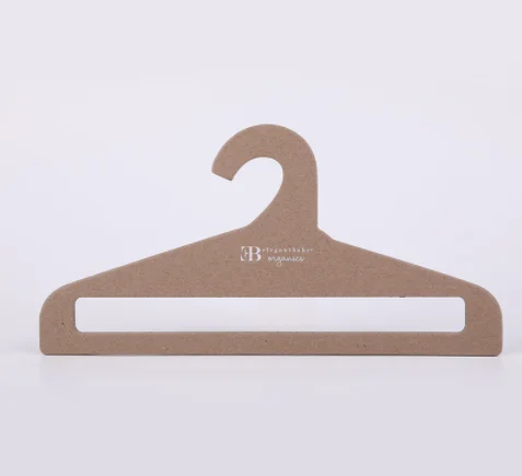 NEW Cloth Hanger customized luxury  suitshanger/Natural Recyclable Space Saving Cardboard Hanger