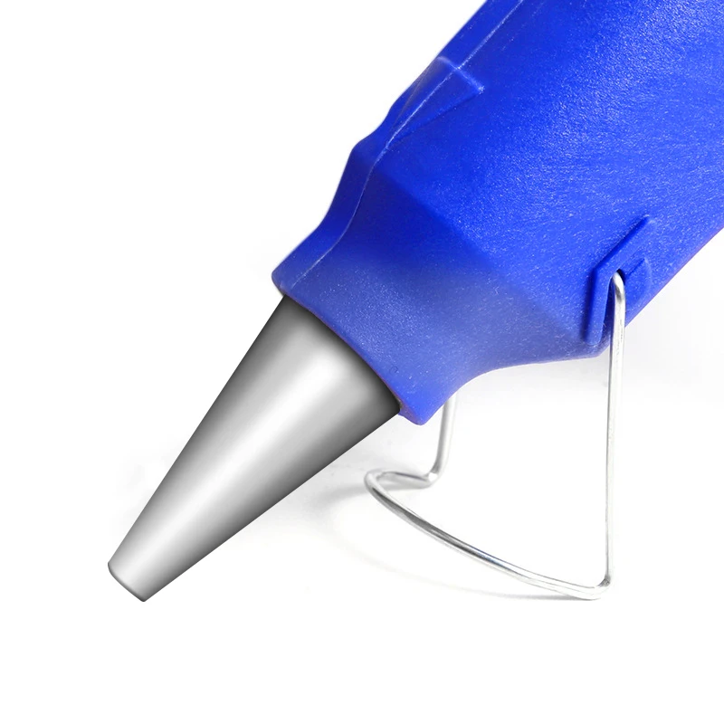 DIY 20W power heat capacity aluminum barrel+aluminum alloy nozzle heat melt glue gun with premium thermal heating system