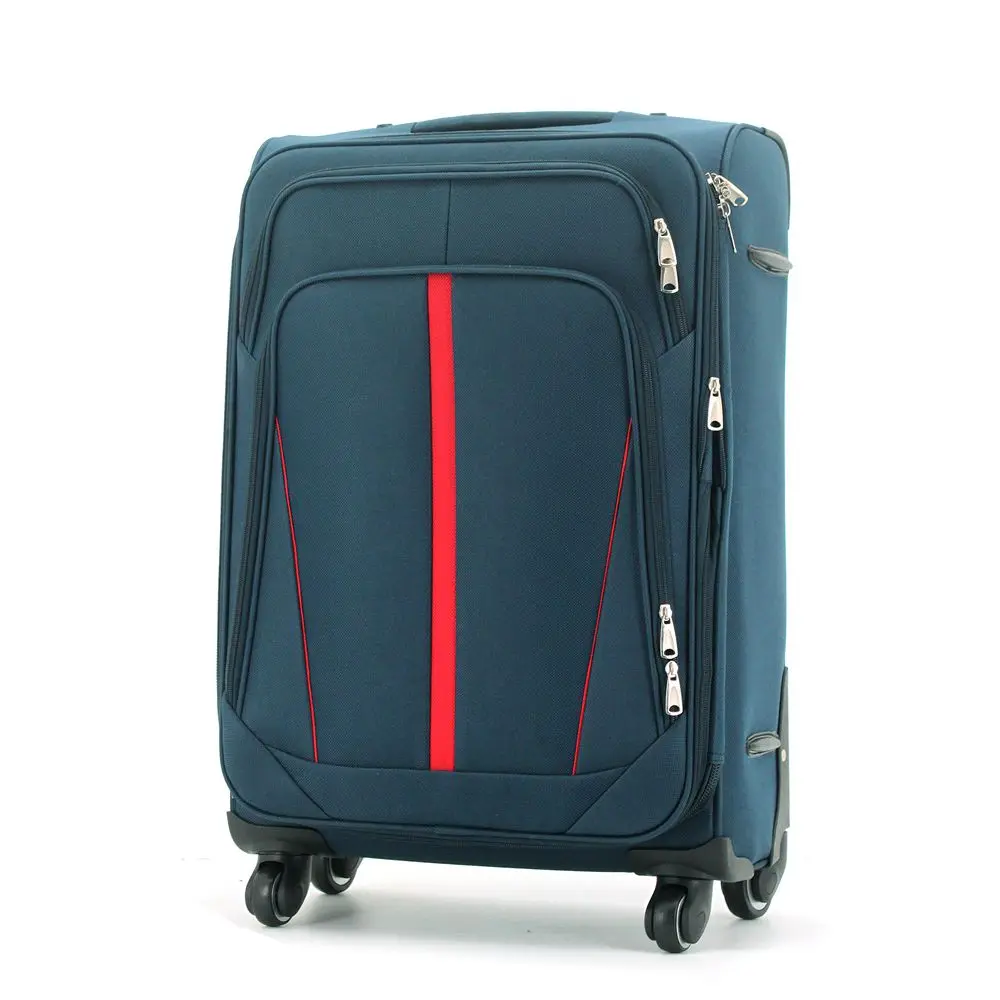 3 pcs and 4 pcs Soft eva travel luggage boarding suitcase Side Eva trolley bag set