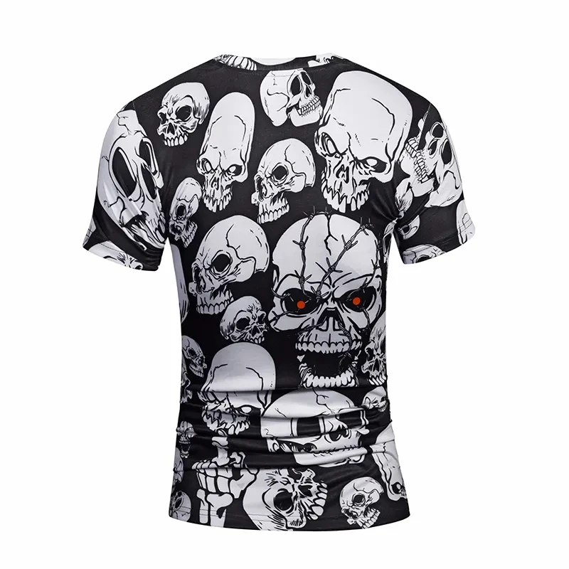 Huiyi Factory Custom design color O Neck All Over Print T Shirt short sleeve Plus Size Men Full Printing TShirt