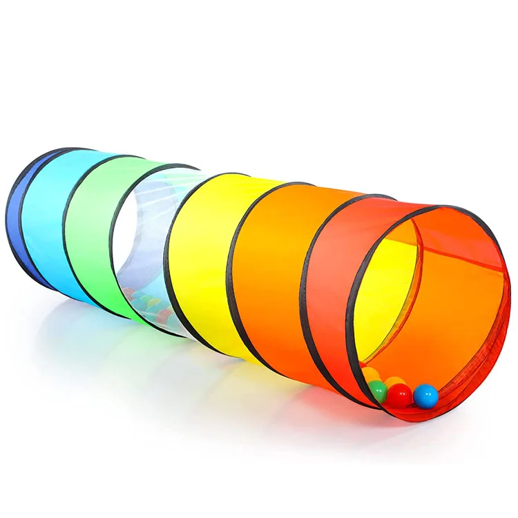 Kids Play Tent and Tunnel 3 in 1 Pop Up Tent Toddlers Crawl Tunnel Playhouse Ball Pit Folding Tent with Zipper Storage Bag Baby