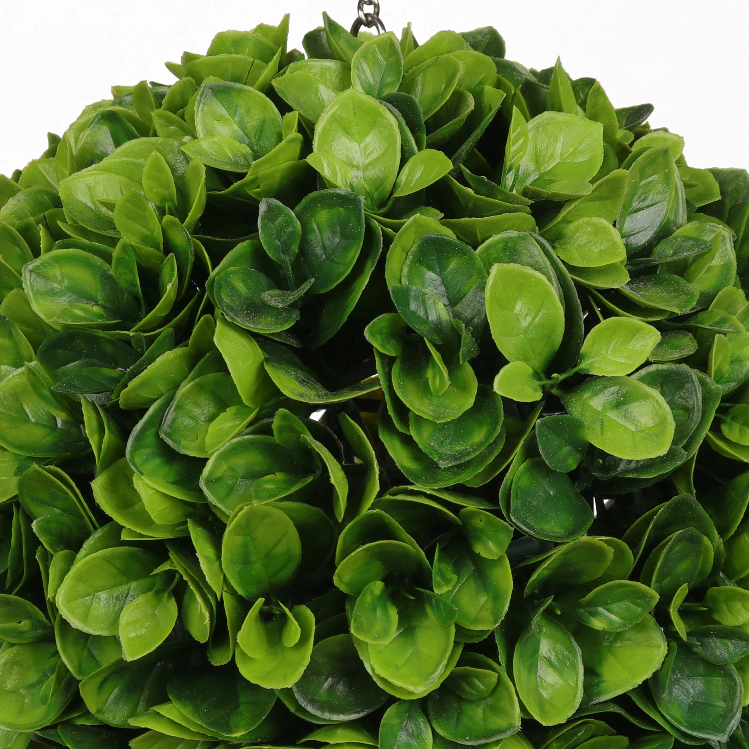 Wholesale Plastic Hanging Green Grass Ball Boxwood Topiary Artificial Plant Grass Ball For Outdoor Decor