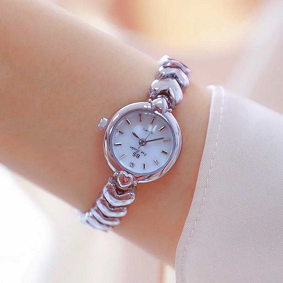 FA1666 BS Watches For Women Luxury Fashion Bracelet Love Steel Band Quartz Girls Watch Wholesale Female Clock