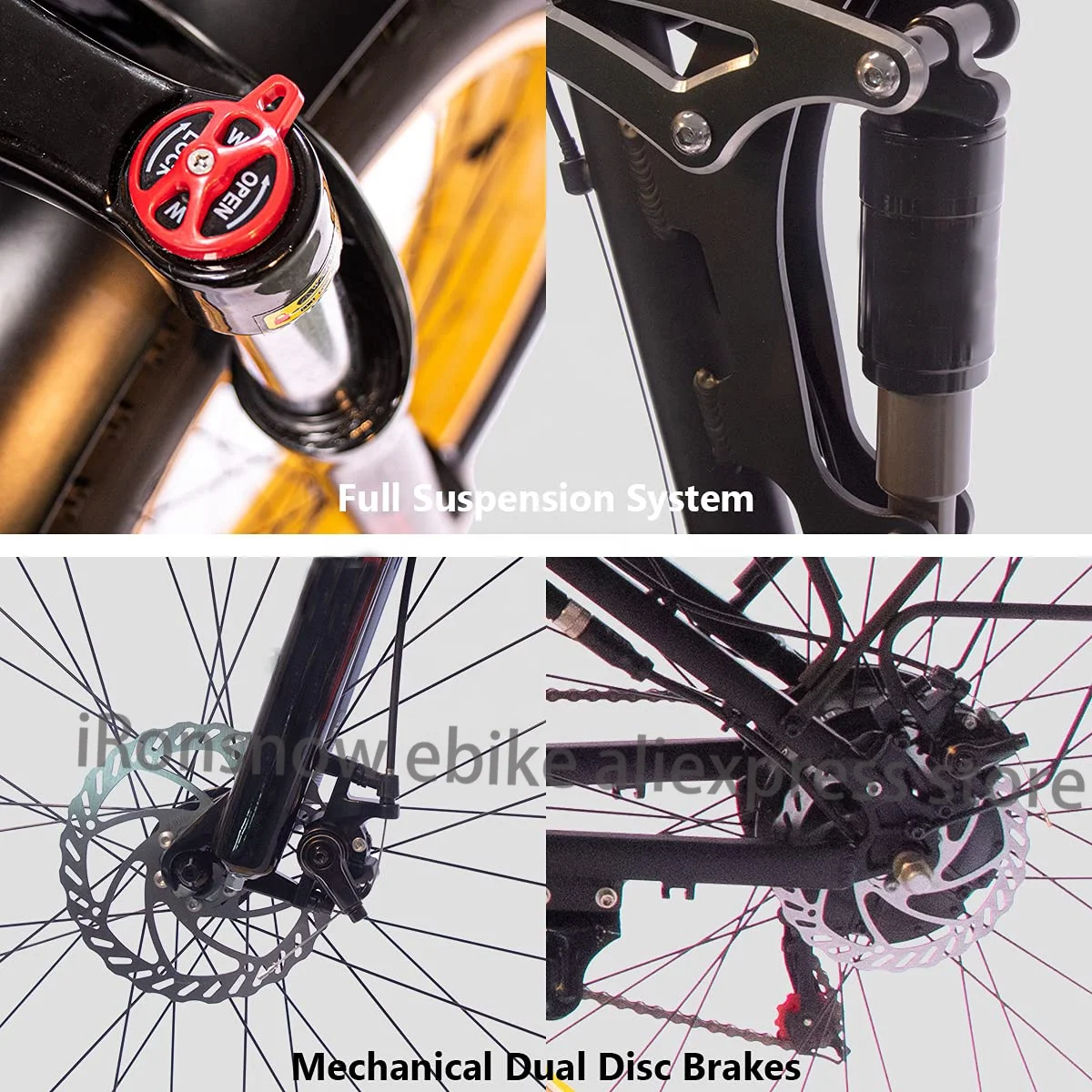 Smlro S11 48v 26 inch Fat Tire Electric Bike Mountain Bicycle 1000W Motor 14Ah $amsung Battery Foldable Ebike Folding e bike