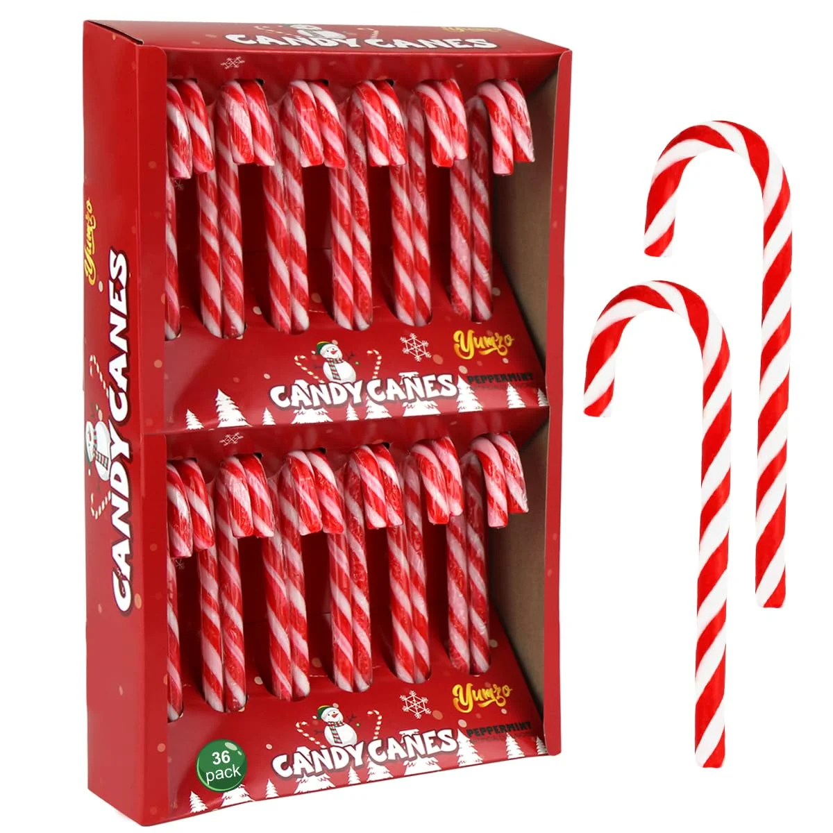 Wholesale Custom Christmas Red & White Candy Cane