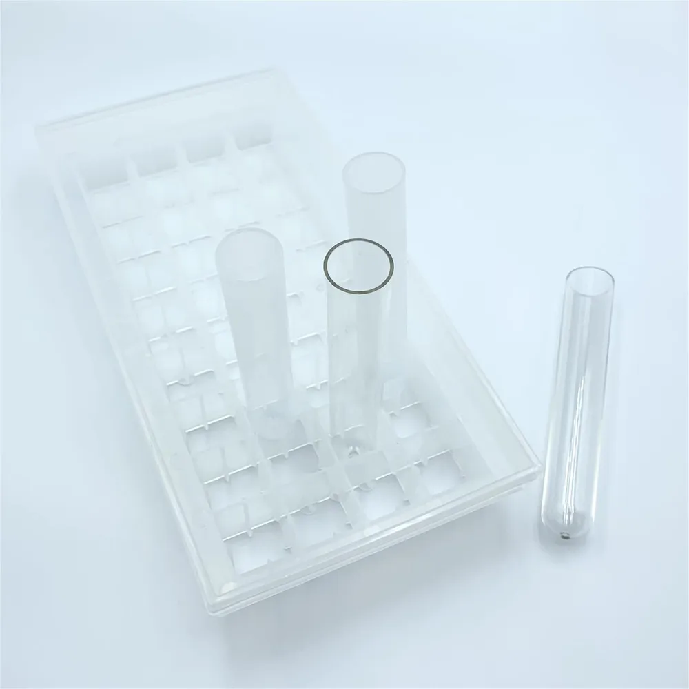Customized Medical Use Acid and Alkali Resistance 25*150 16*75mm Test Tube