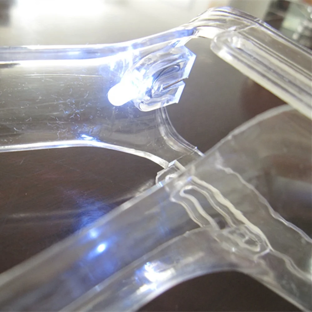 plastic vaginal dilators with illuminating LED light