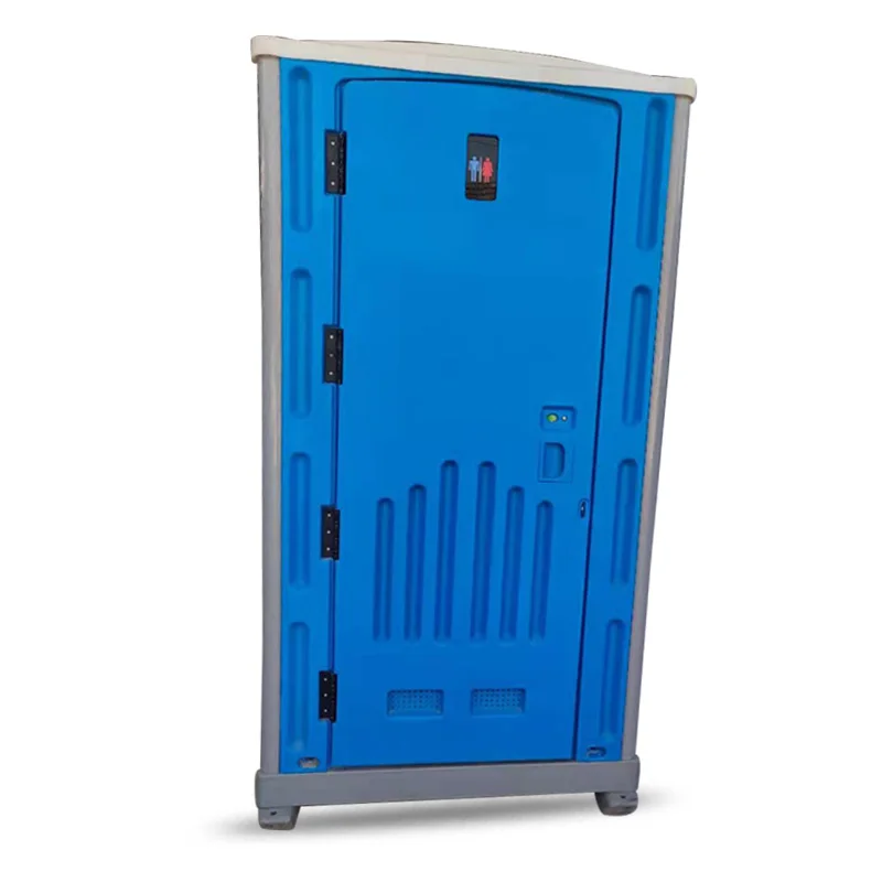 
 Специальный пластиковый мобильный портативный туалет со сливом на строительной площадке в малайзии  