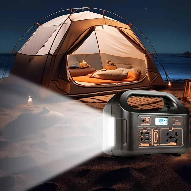 100-3500W Total Power Portable Generator Powerful Inverter with AC/DC Outputs Featuring Pure Sine Wave Cigar Lighter RV Port