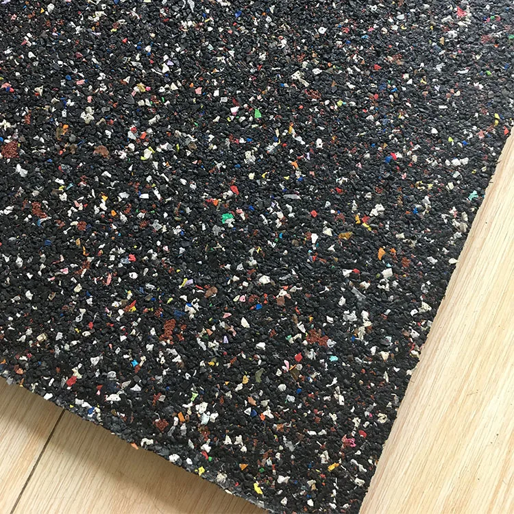 Product Floor Gym Mat Sheet Interlocking Elastic Rubber Tile Rubber Floor Interlock Rubber Mat