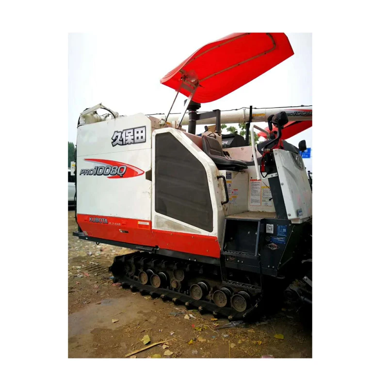 
High Safety Level used Kubota 1008Q harvester for wheat and rice 