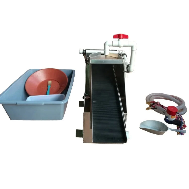 Portable small alluvial gold mining equipment  for sale processing plant
