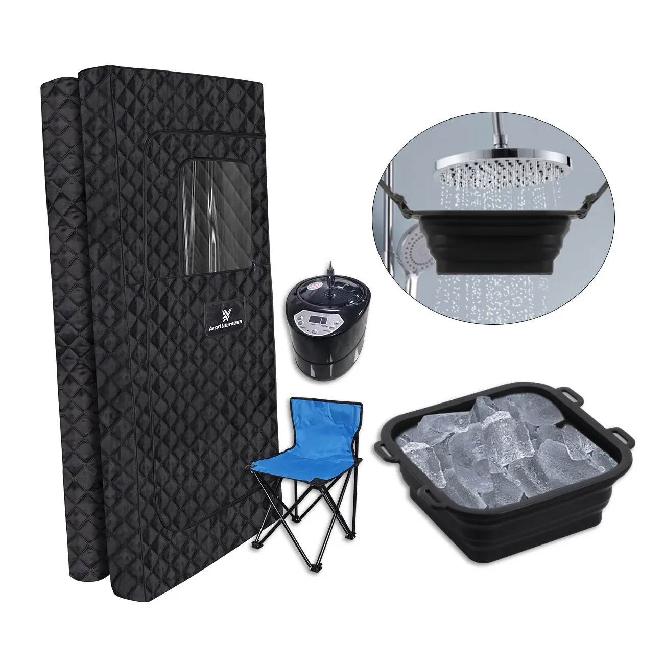 Wholesale Portable Saunas at Home Sauna Affordable Personal Portable Steam Foldable Sauna for sales