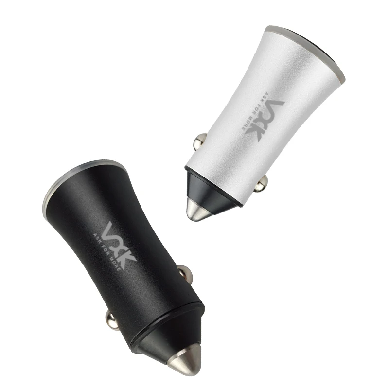 
2019 new trend universal car charger portable 2.4A dual usb car charger for electric vehicle charging 