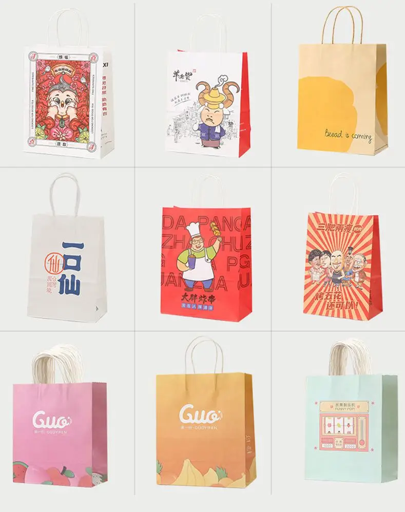 Wholesale paper handbag packaging bag gift pen paper bag overprint l ogo