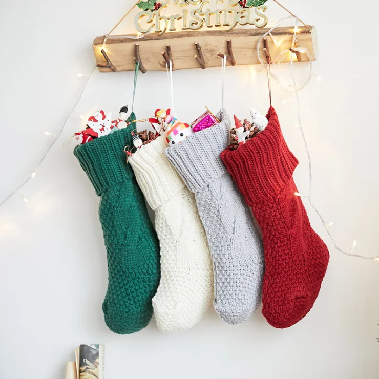Big size christmas socks for kids christmas gift for decoration