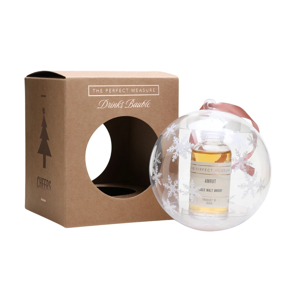 100 мм прозрачный заполненный шар-безделушка украшение из полистирола Рождественский шар