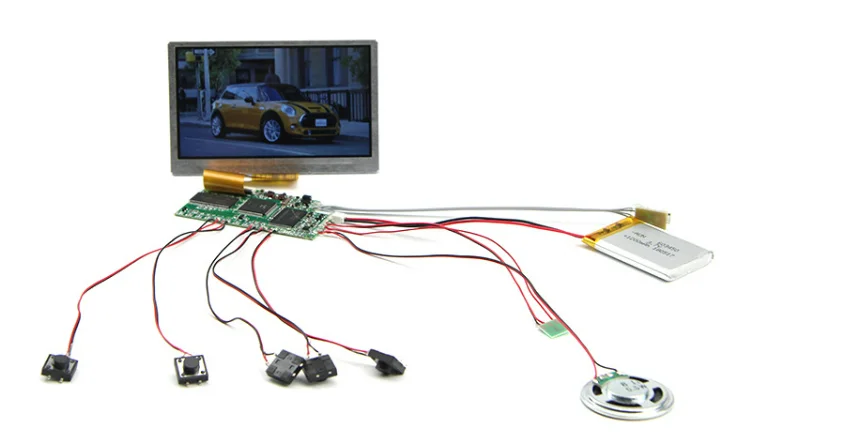4/5/7/8/10 inch TFT screen lcd video card lcd modules