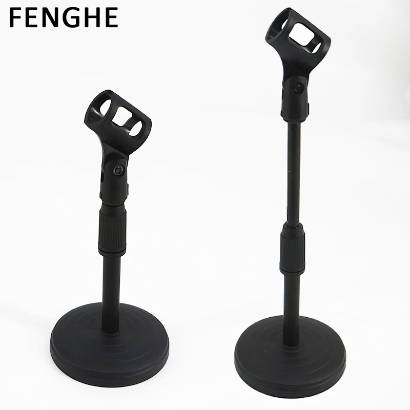 Wholesale Professional Adjustable Hand Lift Desktop Mic Stand Table Microphone Stand for Meetings Live Broadcast