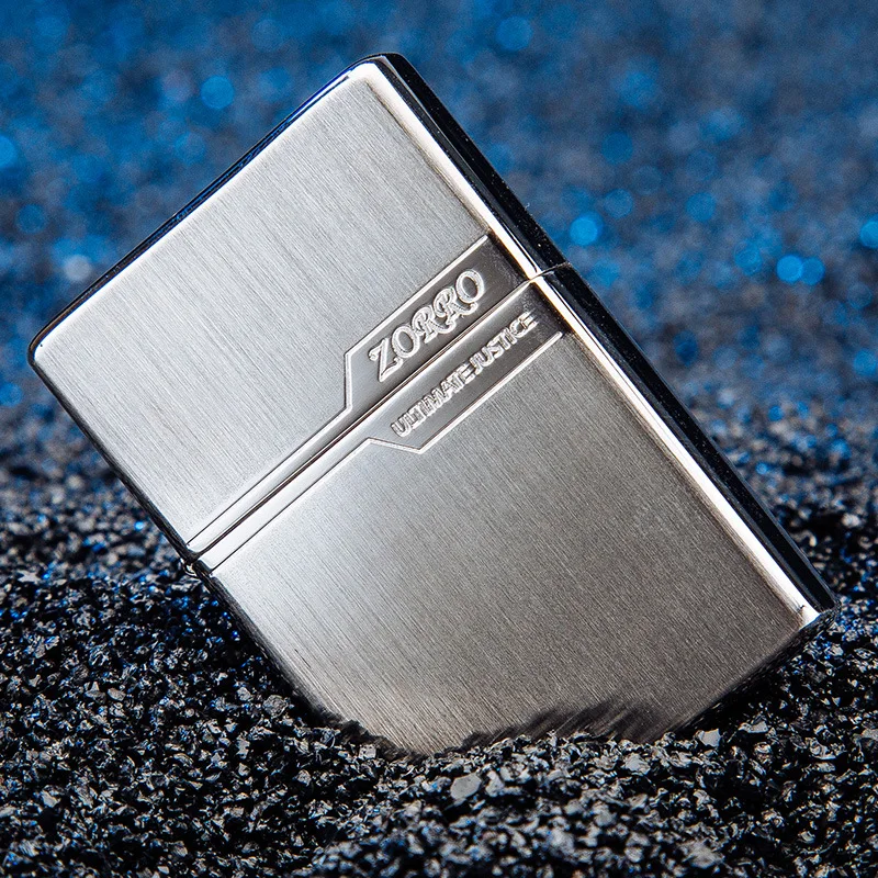 Wholesale ZORRO Original copper plate lighter cigarette lighter Refillable Kerosene lighter custom logo