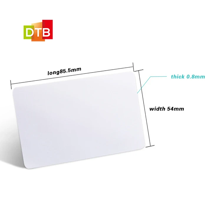 LF 125khz Rfid Blank Card Contactless Em4305 Tk4100 T5577 Chip Pvc Blank Card Printable card
