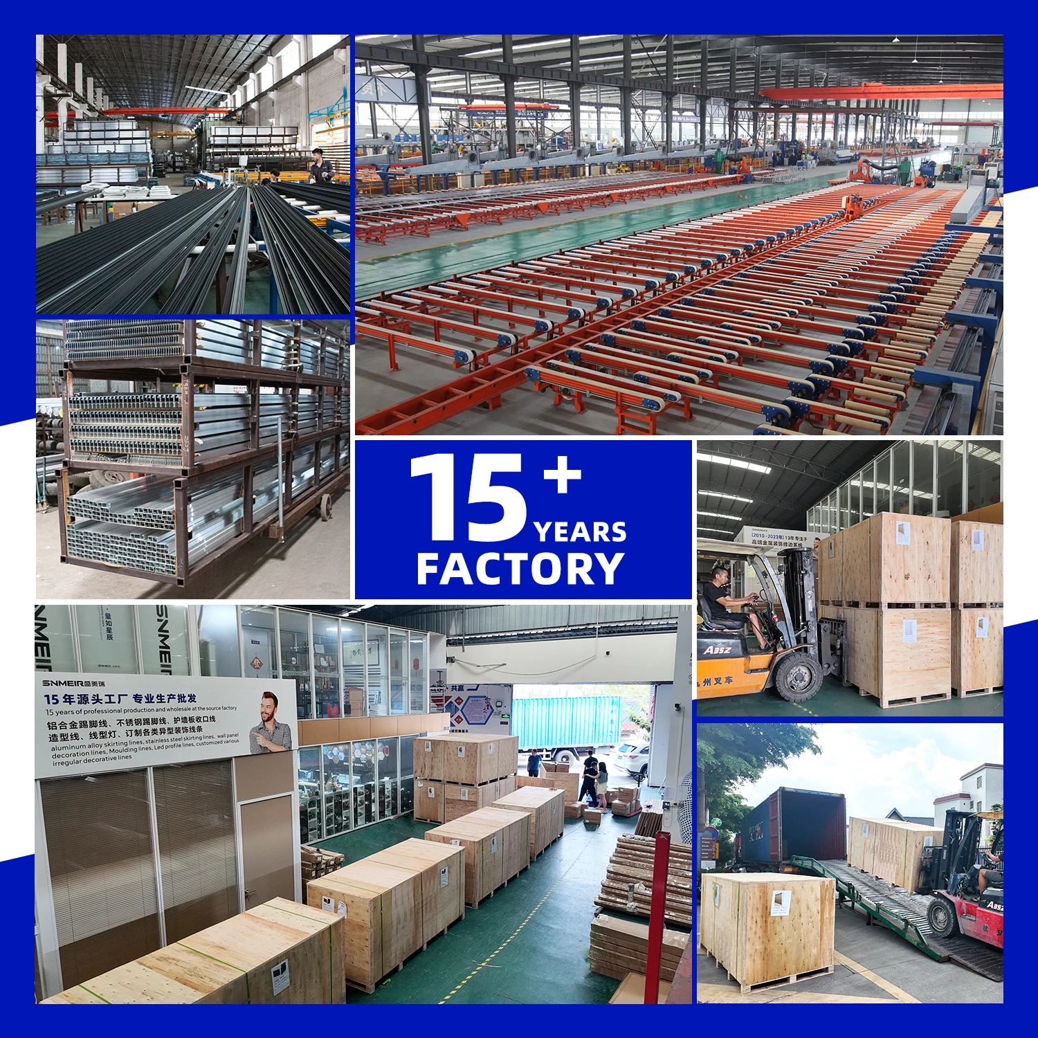 Factory wholesale free fittings l type aluminium tile trim for all kinds of shopping mall hotel wall decoration tile fittings