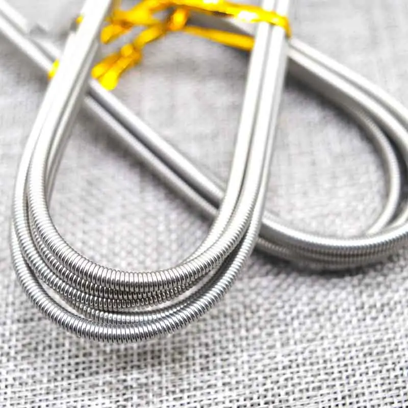 DS3995 Double-ended Bent Pipe Cleaner Brush Stainless Tube Cleaning Long Brush for Lab Fish Tank Aquarium Filter Hose Brush