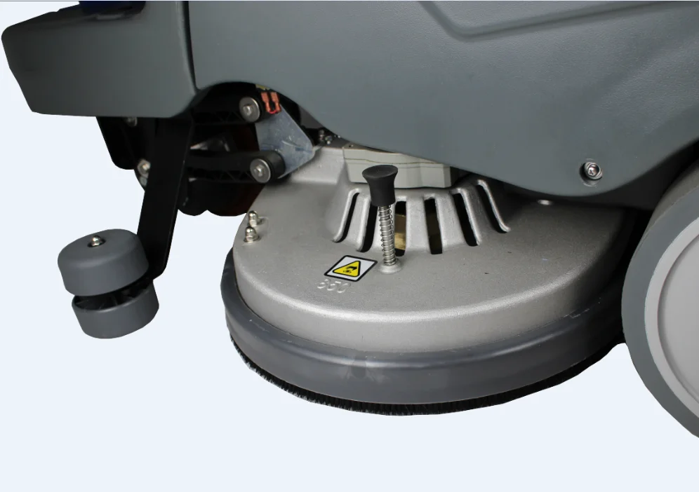 Large inventory dual brush ceramic floor tile cleaning machine