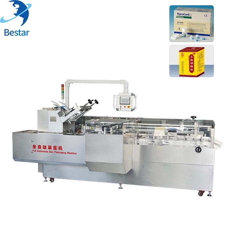 Film tissue box shrink packing machine cartoning machine automatic for soap toothpaste