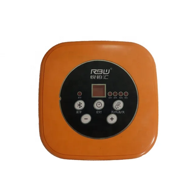 Tabletop 24-hour timer portable electric heater with bluetooth speaker function