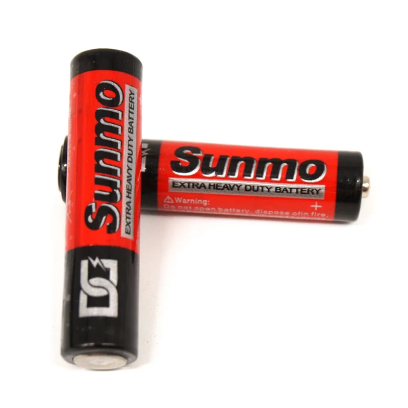 Heavy Duty UM4 1 5v Dry Battery R03 AAA Size Battery Carbon Zinc Dry Cell Battery R6 AA Non-rechargeable Cheap Price