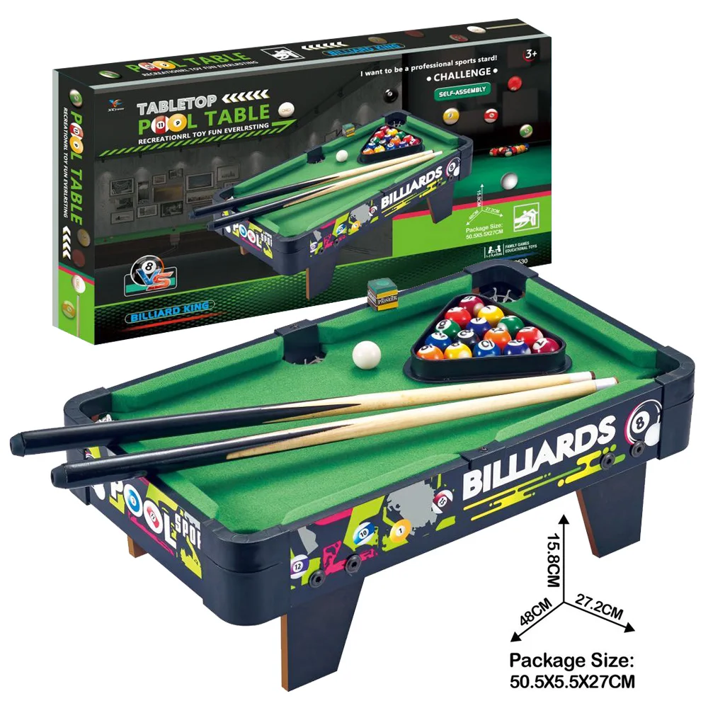 Hot Good Selling Tabletop Ball Billiards Home Pool Tables Mini Billiard Table for Kids Playing