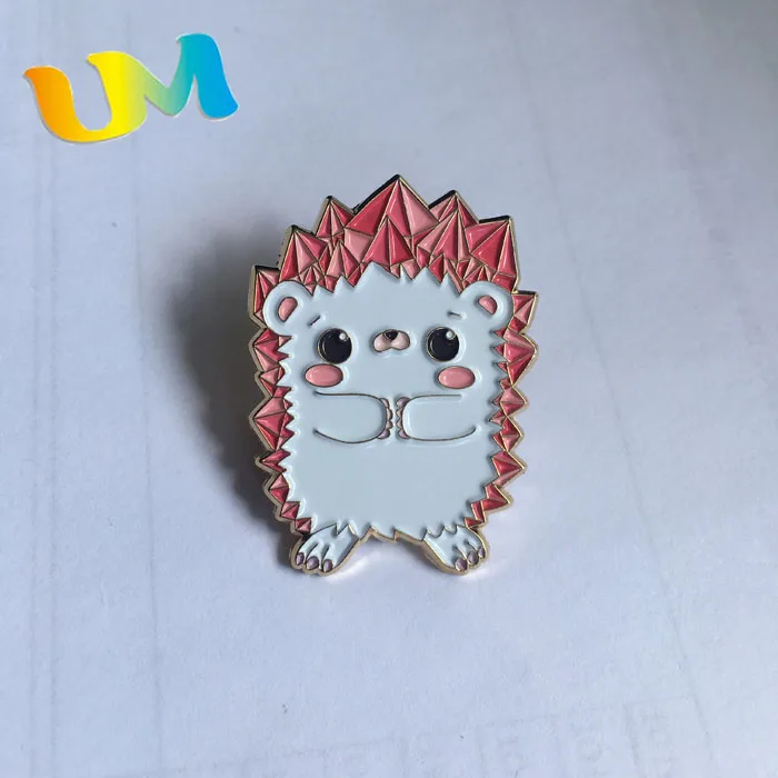 2019 hot selling hard enamel pin rose gold hard enamel pin manufacturer custom