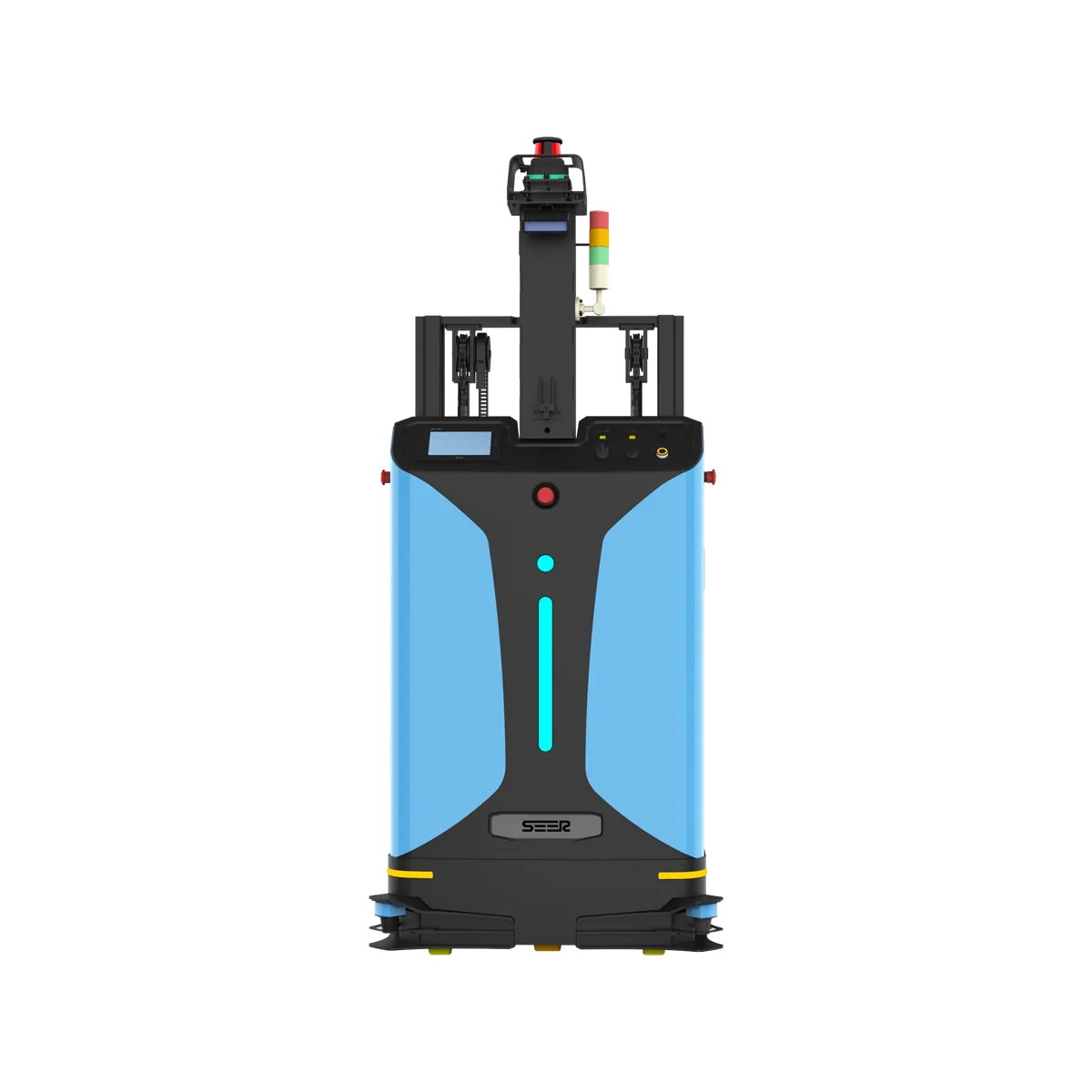 2021new Forklift Laser Guide Material Handle Equipment 1.5ton Load Indoor Forklifts