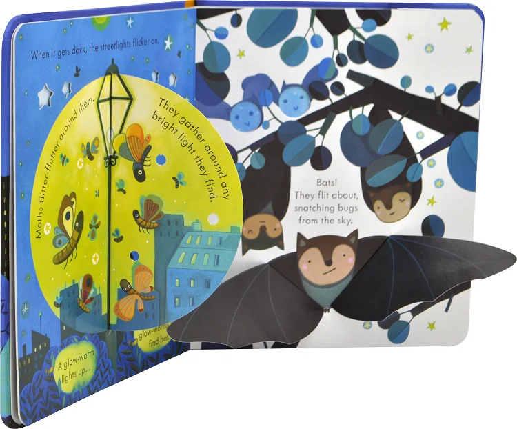 Пользовательская печать дешевая детская раскладная доска книга