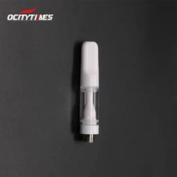 New 1ml ceramic 510 bulk full ceramic cbd oil glass vape cartridge