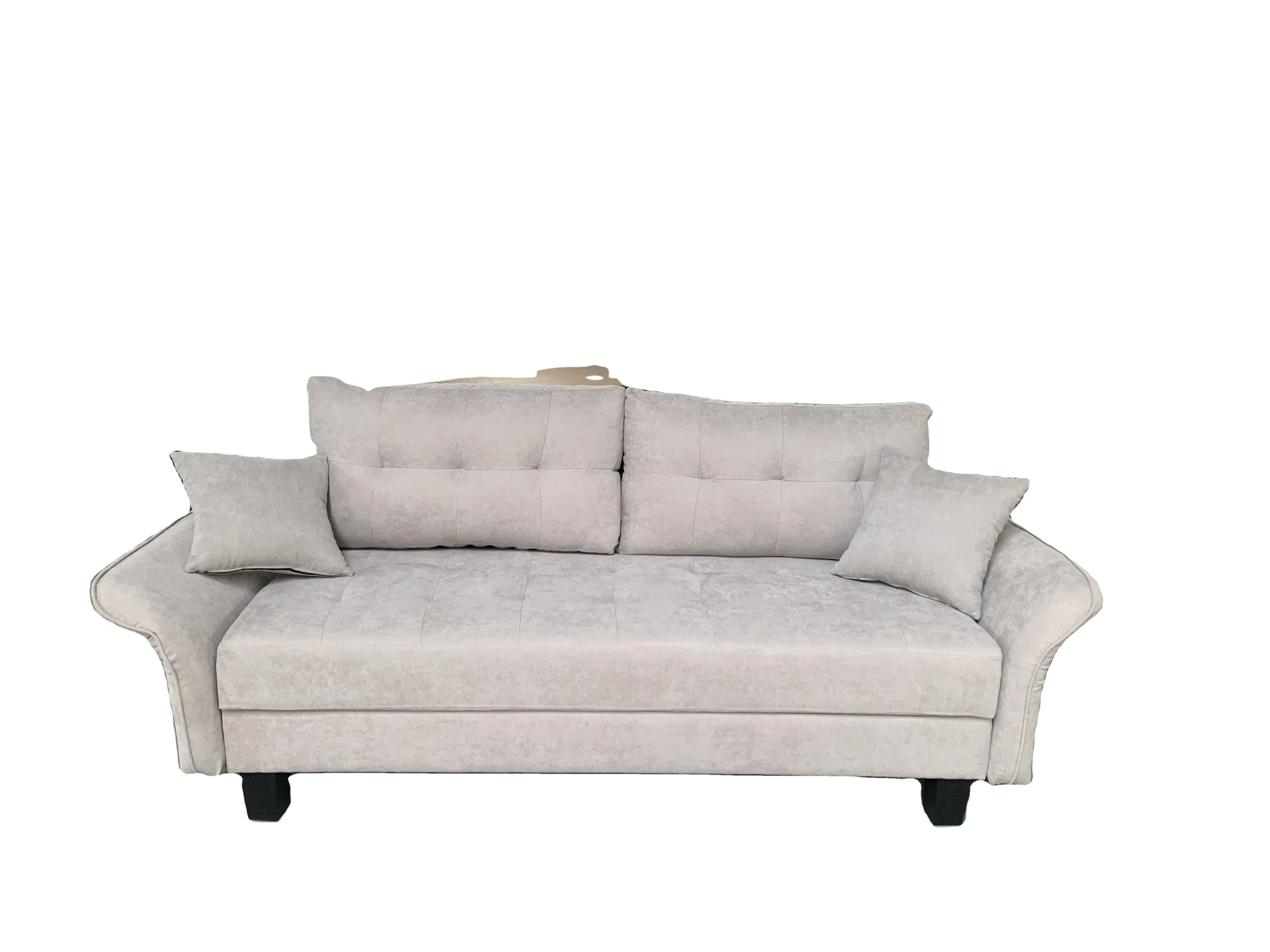 Futon Beige Couches  Luxury Modern the Backrest Can Be Reclined Modular 3 Seater  l Sofa l Chair  Living Room Furniture Indoor