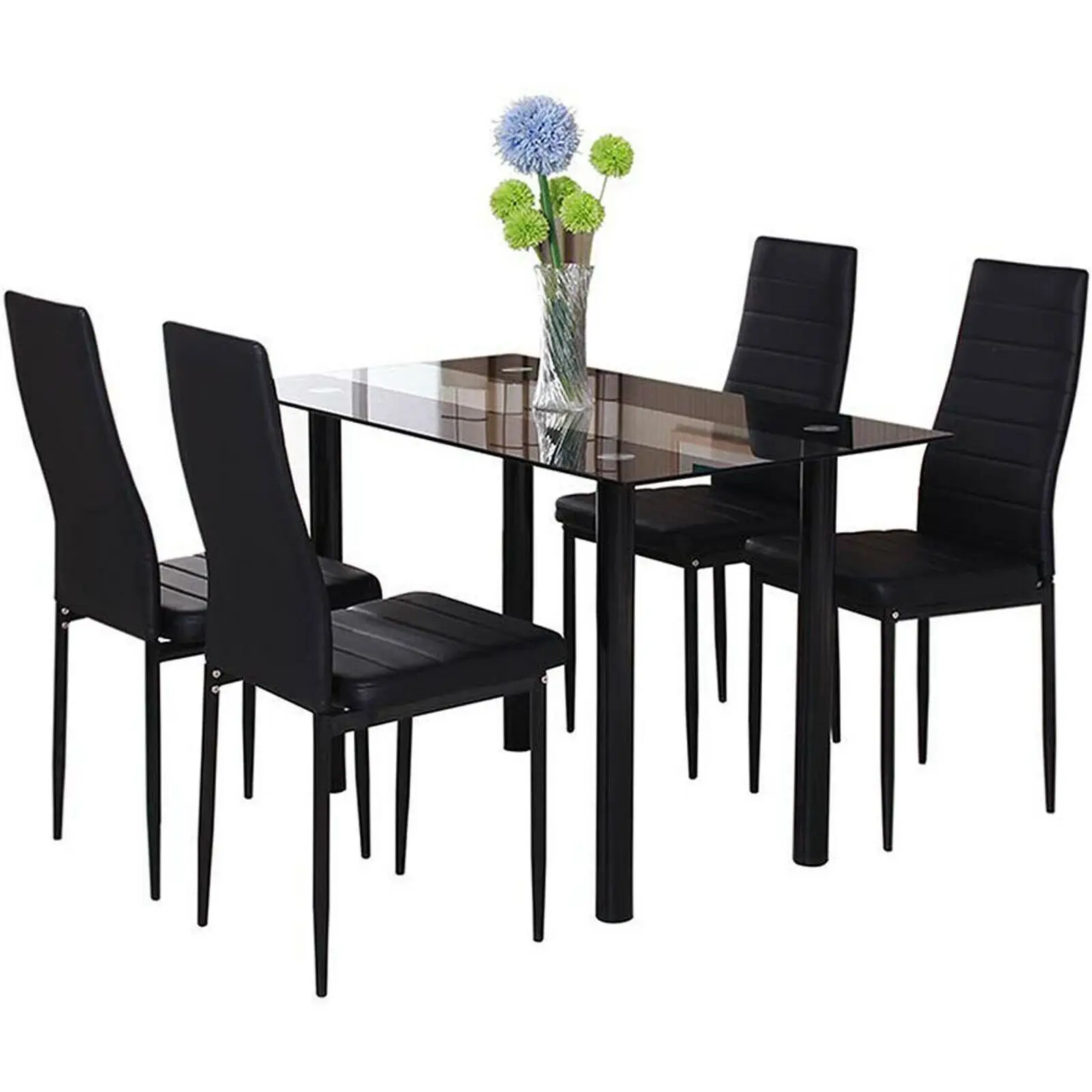 chinese glass  dining room  4 chairs luxury cheap home furniture designs modern metal dining table sets