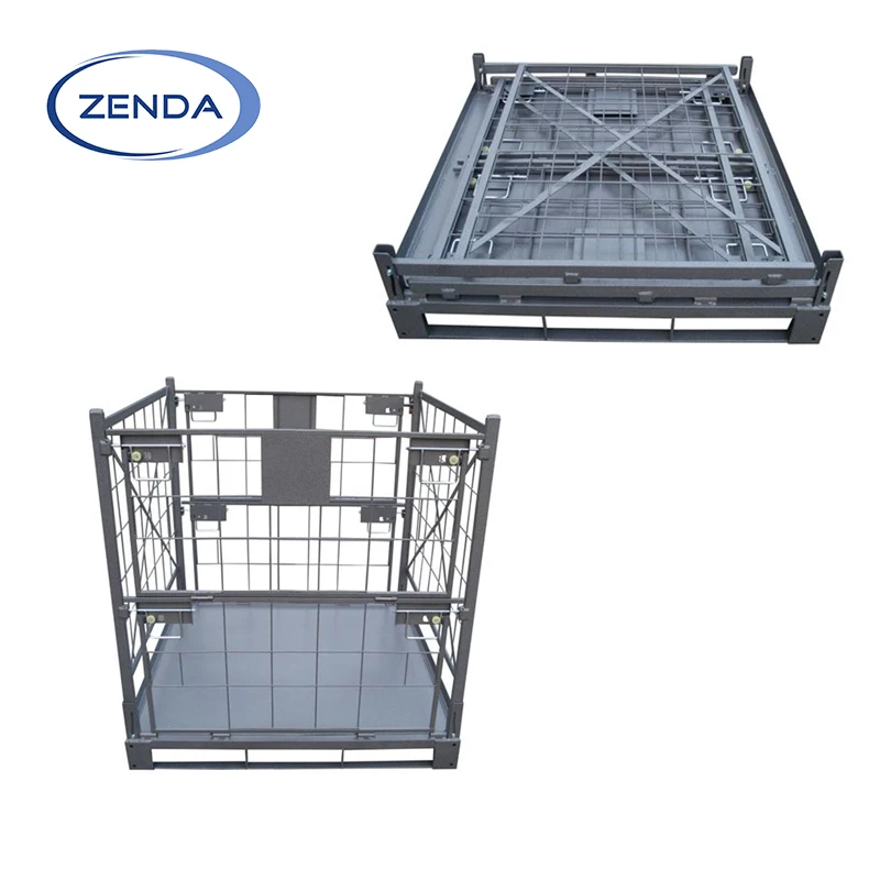 Butterfly Cage Transfer Basket Metal Iron Frame Iron Warehouse Folding Storage Cage