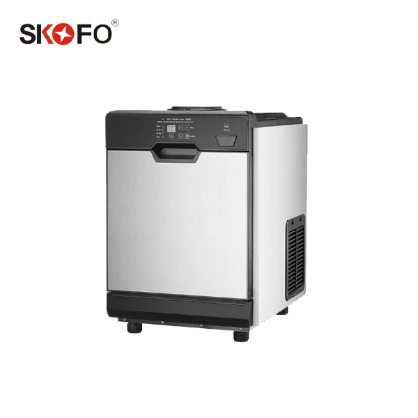 45kg/24h China new industrial  tabletop ice cube tube block making machine for commercial