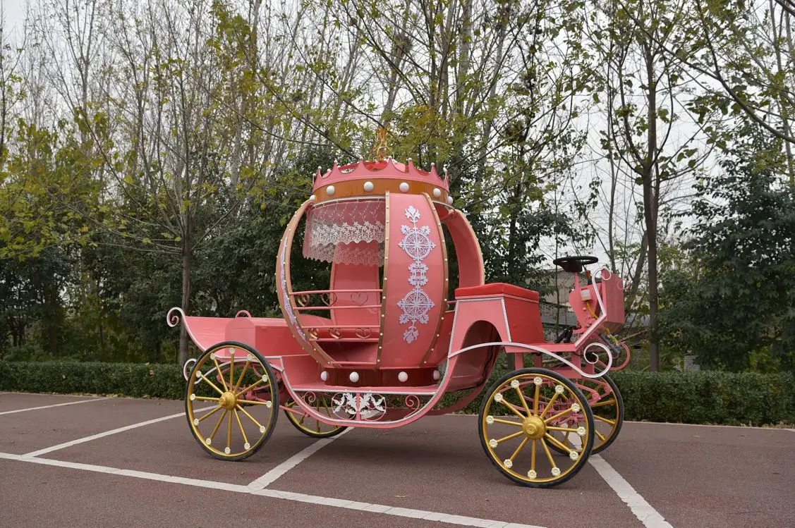 Cinderella horse carriage for sale Factory Price Hollow pumpkin carriage Customized Beautiful modern horse carriage